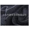 Women Faux Cashmere Tassel Shawl Black Gray Solid Winter Autumn Scarf