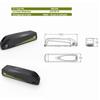 High Capacity 18650 Lithium Batteries Case for HaiLong EBikes 52Cells DIY Assembly Waterproof Design Easy Installation