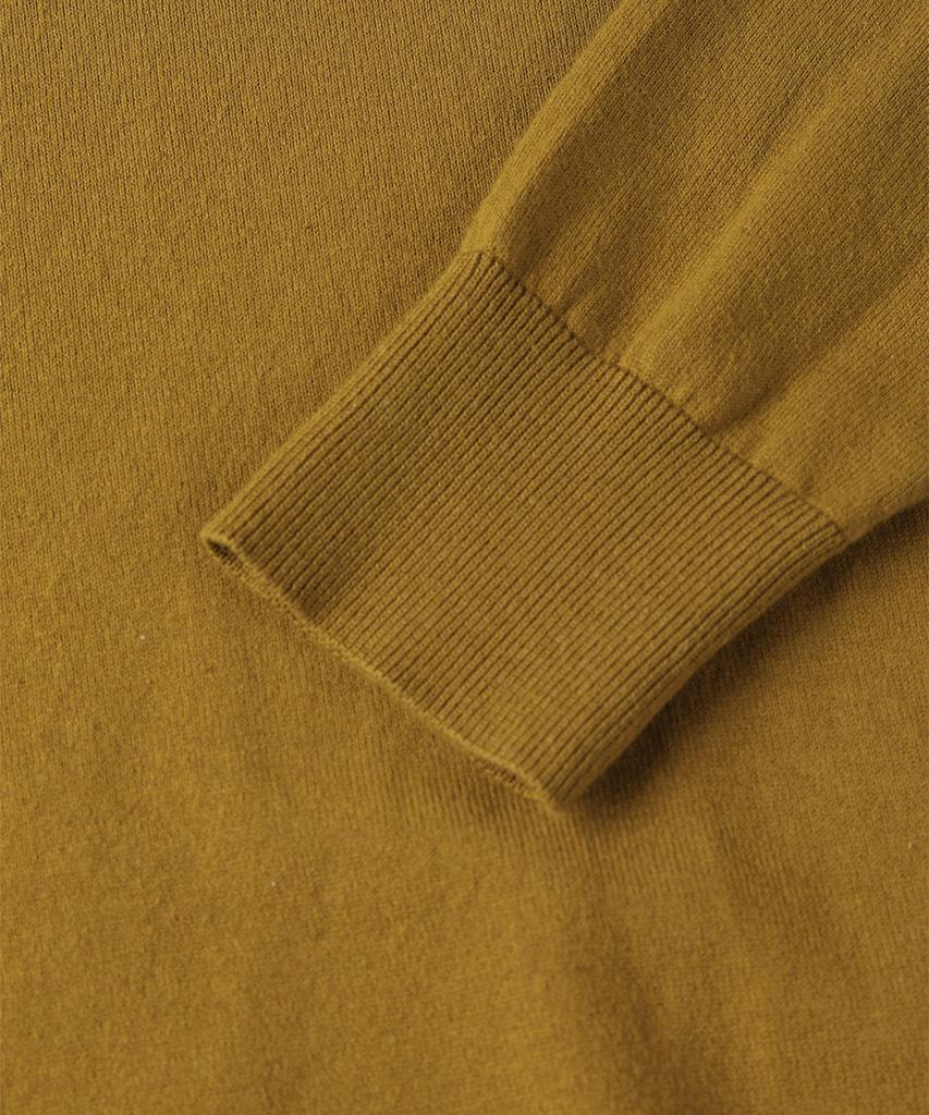 PANICALE Mustard Logo Round Knit