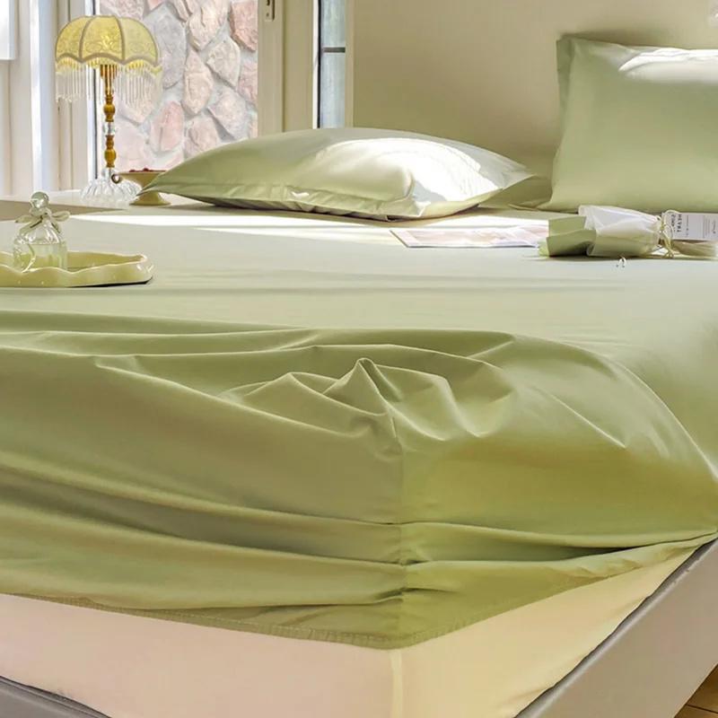 1 Stück Wasserdichte Spannbettlaken Matratzenbezug Einfarbige Matratzenschoner Bettwäsche-Set Topper-Matte für Einzel-, Doppel-, Queen-, King-Size-Betten