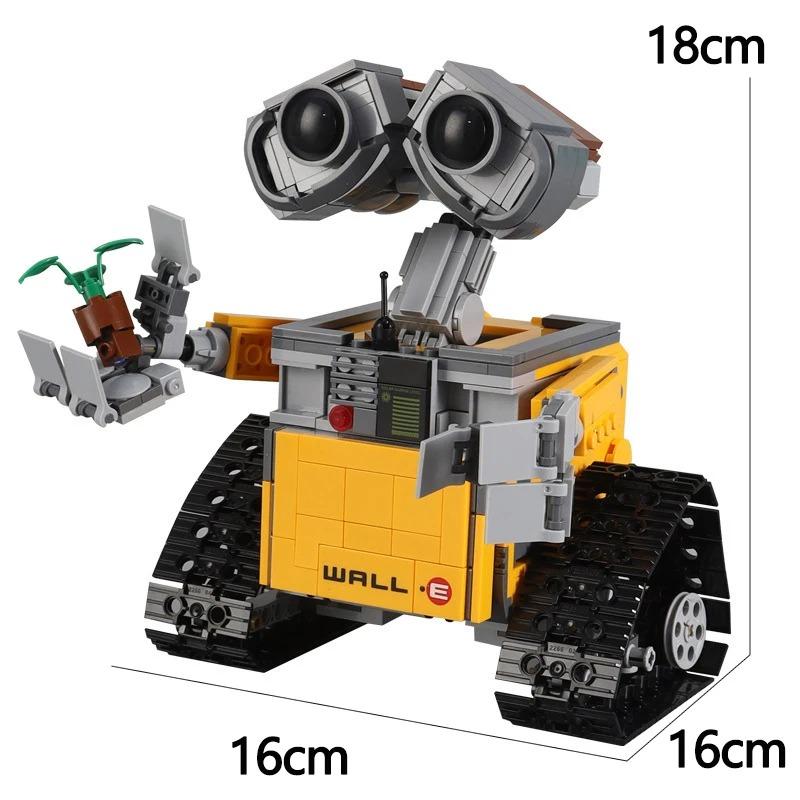 Classic Robot Building Bricks Kit Assembly Model Stem Educational Diy Toy Kids Party Favors Home Decor Gift For Boys Girls