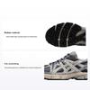 Gel-Kahana 8 Bequemer Mode-Stoff Synthetisches Leder Low-Top Casual Urbanes Pendeln Laufschuhe Herren Sneaker Grau Schwarz Braun 1011B109-031