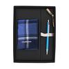 Orobianco Freccia Ballpoint Pen & Hand Towel Gift Set - Light Blue