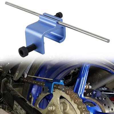 Motorcycle Chain Alignment Tool Aluminium Alloy Sprocket Chain Adjusting Tool Compatible For Atvs 08-0048 Motorcycle Repair
