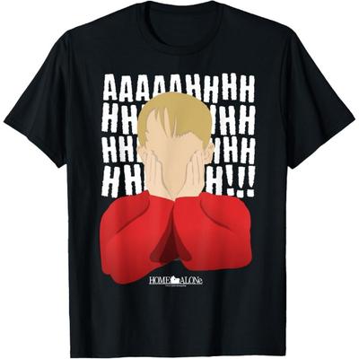 Home Alone Kevin Yell Minimalist Portrait T-Shirt