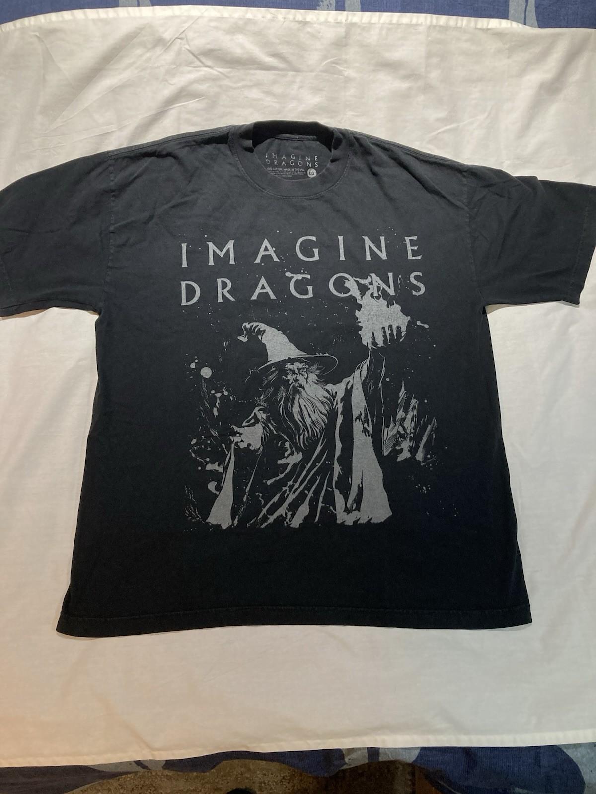 Imagine Dragons Loom World Tour 2024 T-shirt, Size Large Unisex T-Shirt XXL