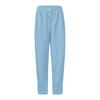 Damen Winter Jogginghose Farbe Lässige Hose Damen Fleece-Jogginghose Weiter Bein Gerade Hose