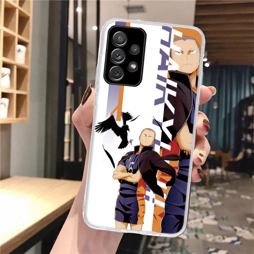 Anime H-Haikyuu School Volleyball Silicon Phone Case For Samsung Galaxy A52 A51 A50S A42 A32 A22 A12 A02S A30S A20S A10S A41 A31