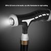 LED Light Aluminum Alloy Foldable Anti Slip  Elderly Crutches Handle Cane Walking Stick