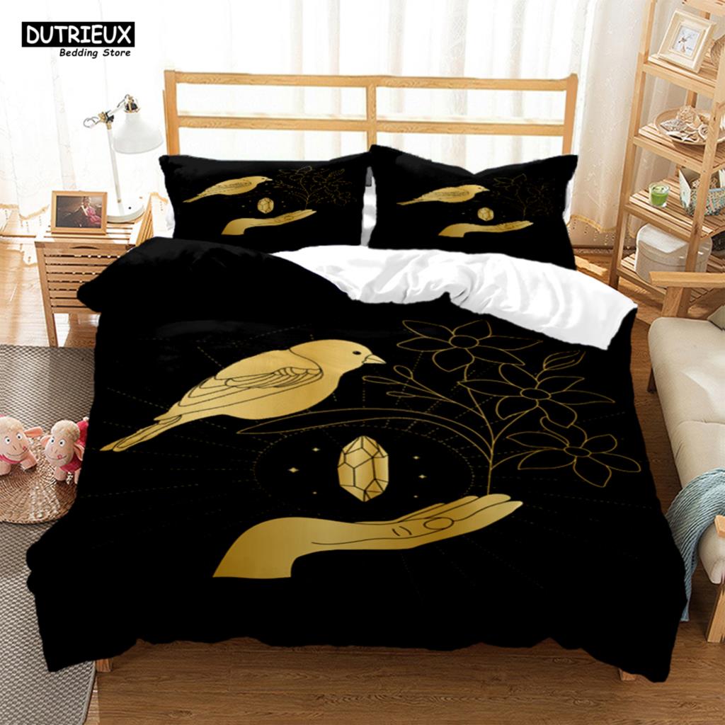 Mysterious Pattern Digital Print Polyester Bedding Sets Child Kids Covers Boys Duvet Cover Set For Teens Comforter Bedding Sets
