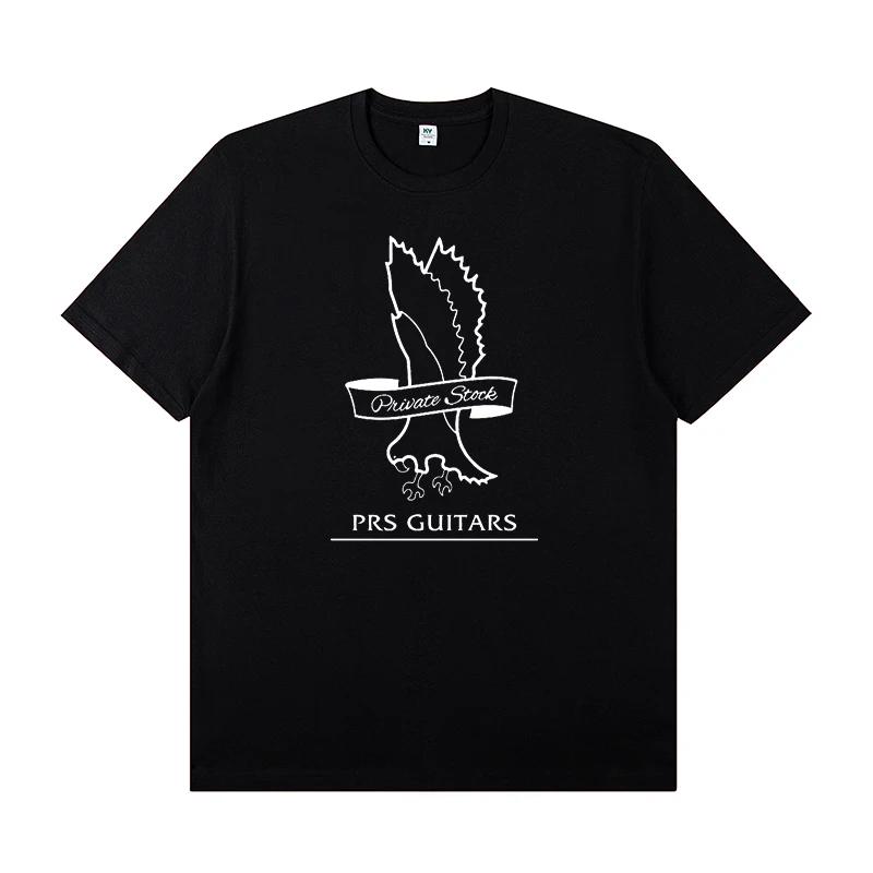 

PRS Electric Guitar Peripheral Pattern Round Neck Rock T-shirt Short Sleeve Band Lead Singer Guitarist Practice T-shirt Tops S