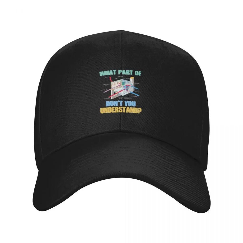 What Part Dont You Understand HVAC Installer Baseball Cap Beach Bag Streetwear Winter hat Caps Male Women's