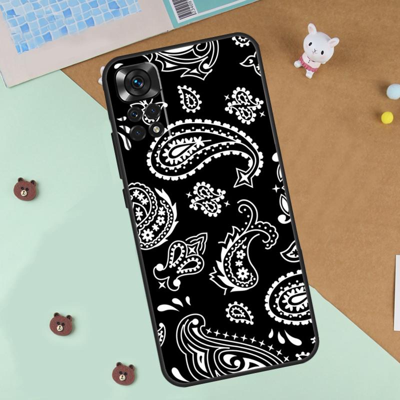 Bandana Seamless Pattern Case For Xiaomi Redmi Note 13 12 11 9 10 14 Pro 10S 11S 12S Cover For Redmi 13C 10C 12C 14C