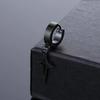 Japan-Korea Fashion Titanium Steel Earphone Pendant Clip-On Earrings
