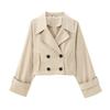 Fashion Wind 2024 New Fall Women's Clothing Stylish Easiest for Match Trench Coat Short Jacket 3046242