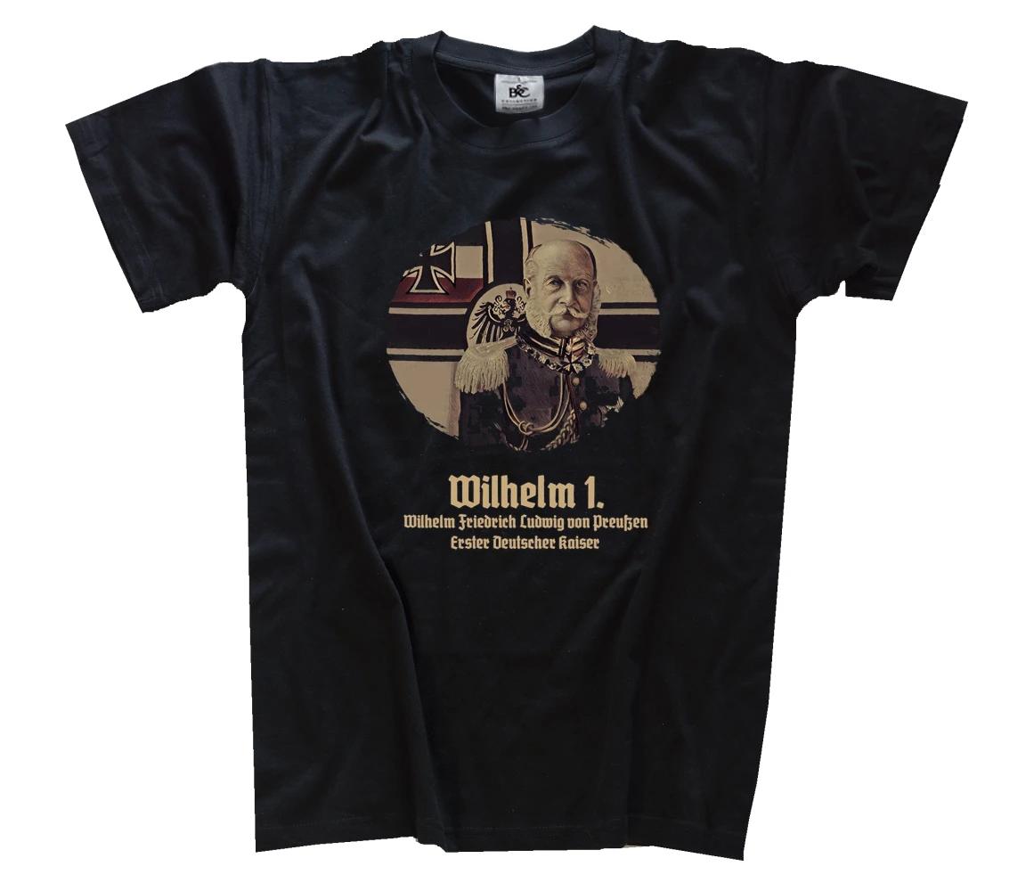 

Prussia I Kaiser Friedrich Wilhelm Retro Portrait Printed TShirt Summer Cotton ONeck Short Sleeve Mens T Shirt New S3XL S
