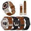 Leather Strap for Apple Watch Ultra 49mm 45mm 42 44mm Luxury Men Band for iWatch Se 6 5 4 Series 9 8 7 Ultra 2 Bracelet