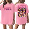 Women's Casual Printed Short Sleeve Neck T-Shirt