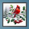 5D DIY Full Round Drill Diamond Painting Winter Cardinal Kit Home Decoration