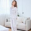 Autumn and Winter Pajamas Set Thickening Pleuche Long-sleeved Trousers Pyjamas Two-piece Velvet Loungewear Suit Women Sleepwear