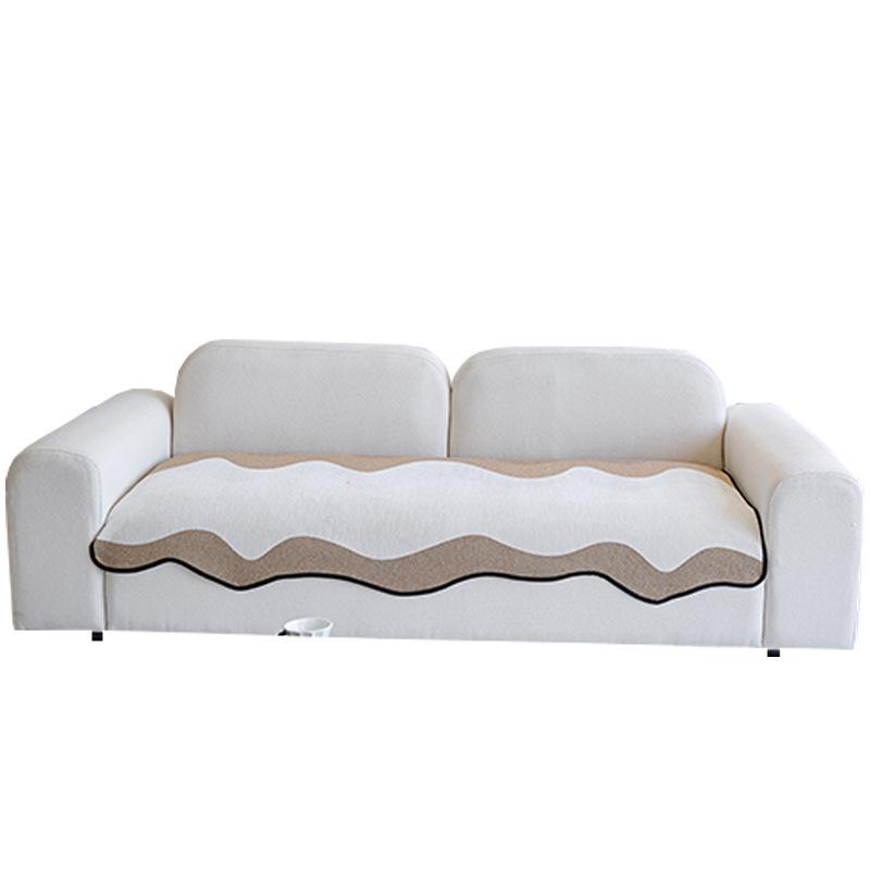 Irregular Special-Shaped Sofa Cushion, Universal Non-Slip Seat Cushion For All Seasons, High-End Four-Seater Straight-Row Leather Sofa Cover