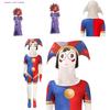 The Amazing Digital Circus Cosplay Jumpsuit For Game And Anime Fans Milk Silk Fabric Unisex