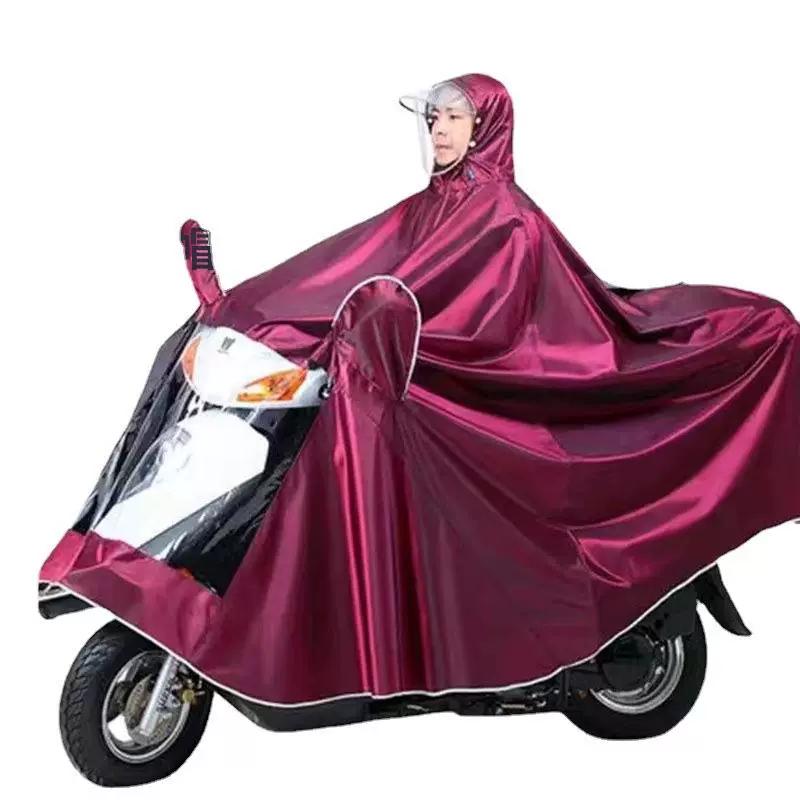 Regenpak voor Elektrische Fietsen, Motoren en Scooters; Poncho voor volwassenen, voor één of twee personen, Unisex