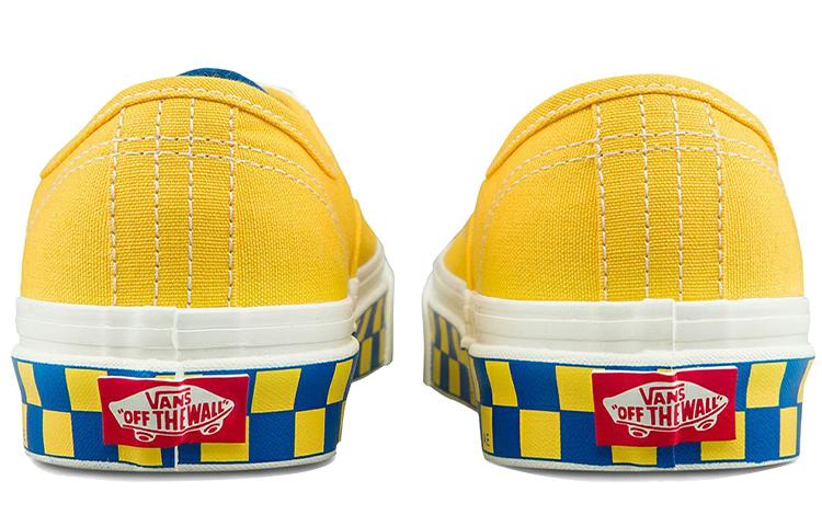 Men's Sneakers Vans Style 44 Low top Skateboard Shoes Unisex Ginger Yellow