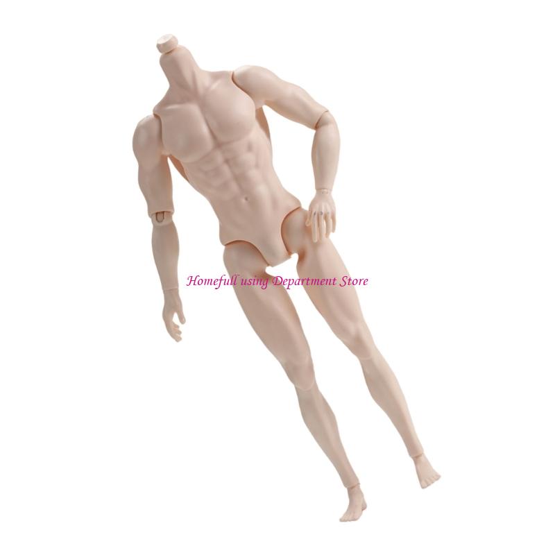 Professional 12.20Inch PVC Miniature Figure Strong Dolls Male Articulated Body