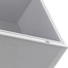 Desktop Storage Box Plastic Desk Makeup Organizer Stationery Supplies Storage Box with Drawer Grey