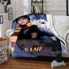 Custom Name "Harry Potter White Owl" blanket for Couch & Bed, Plush Cozy Fuzzy Blanket Super Soft & Warm Blankets for Fall and Winter. 0908105