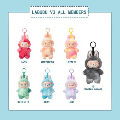 New Labrador 3rd Generation Plush Doll Trendy Blind Box Pendant Pinch Face Collection Version Heartbeat Macaron Doll 3.0