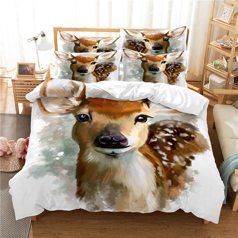 

Comforter Wolft Bedding Set Adults Children Winter S Kidstwin Full Queen King Bedroom Set Home Textile Housse De Couette Comforter (quilt)-EU Single(135*200cm)3pcs