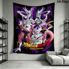 Dragon Ball Wall Tapestry Aesthetic Wall Hanging Printed Fabric Blanket Decorative Tapestries For Bedroom Living Room Home Decor