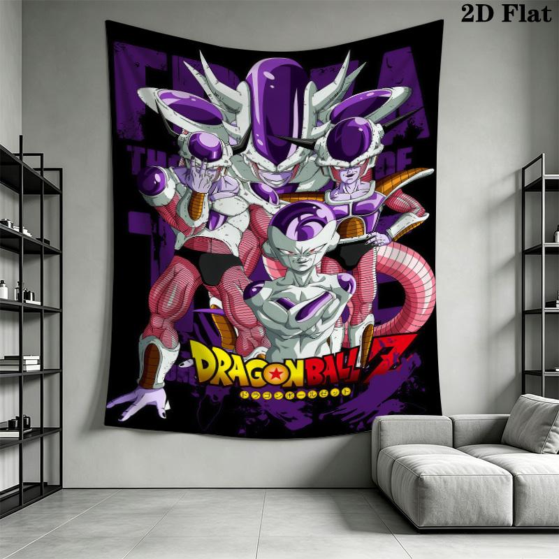 Dragon Ball Wall Tapestry Aesthetic Wall Hanging Printed Fabric Blanket Decorative Tapestries For Bedroom Living Room Home Decor