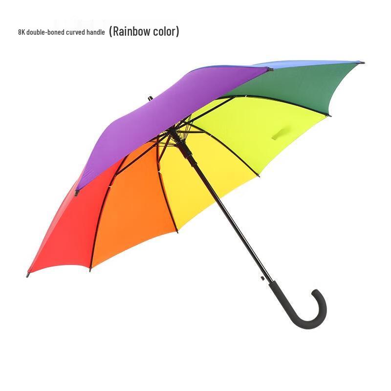 

Xiao Bu Forest Automatic Rainbow Straight Umbrella