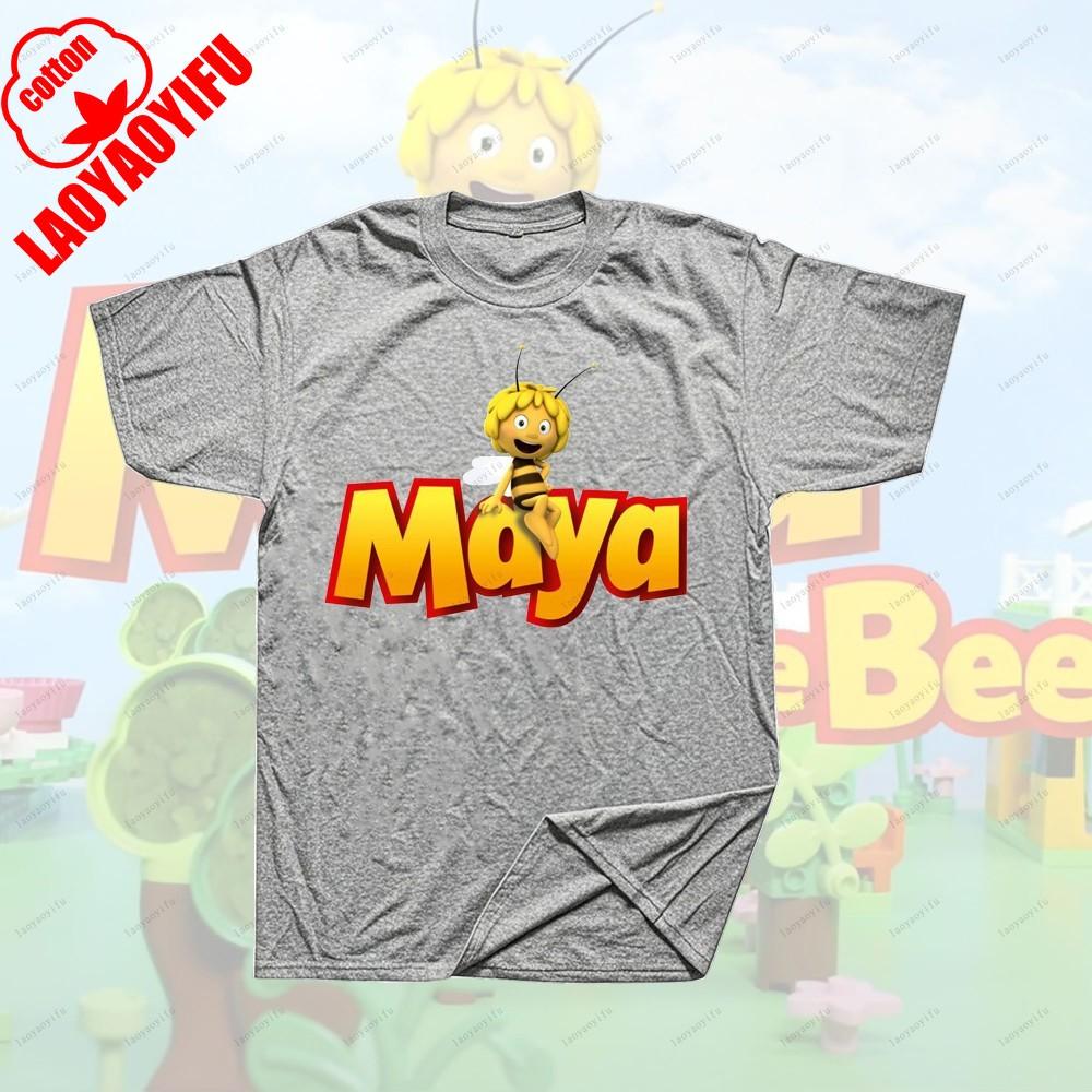 Maya The Bee Movie Cartoon Character T-shirts Cartoons T Shirt for Fitness Training Jogging Outdoor Activities