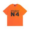 Short Sleeve T-Shirt Couples Street Style Letter Print Loose Fit Breathable Top