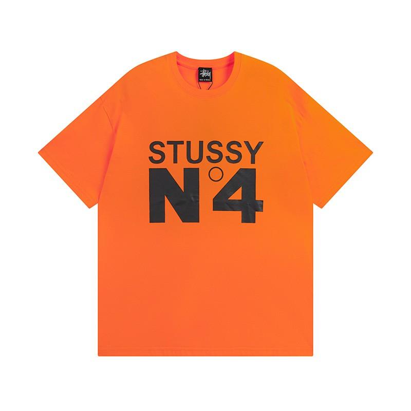 Short Sleeve T-Shirt Couples Street Style Letter Print Loose Fit Breathable Top