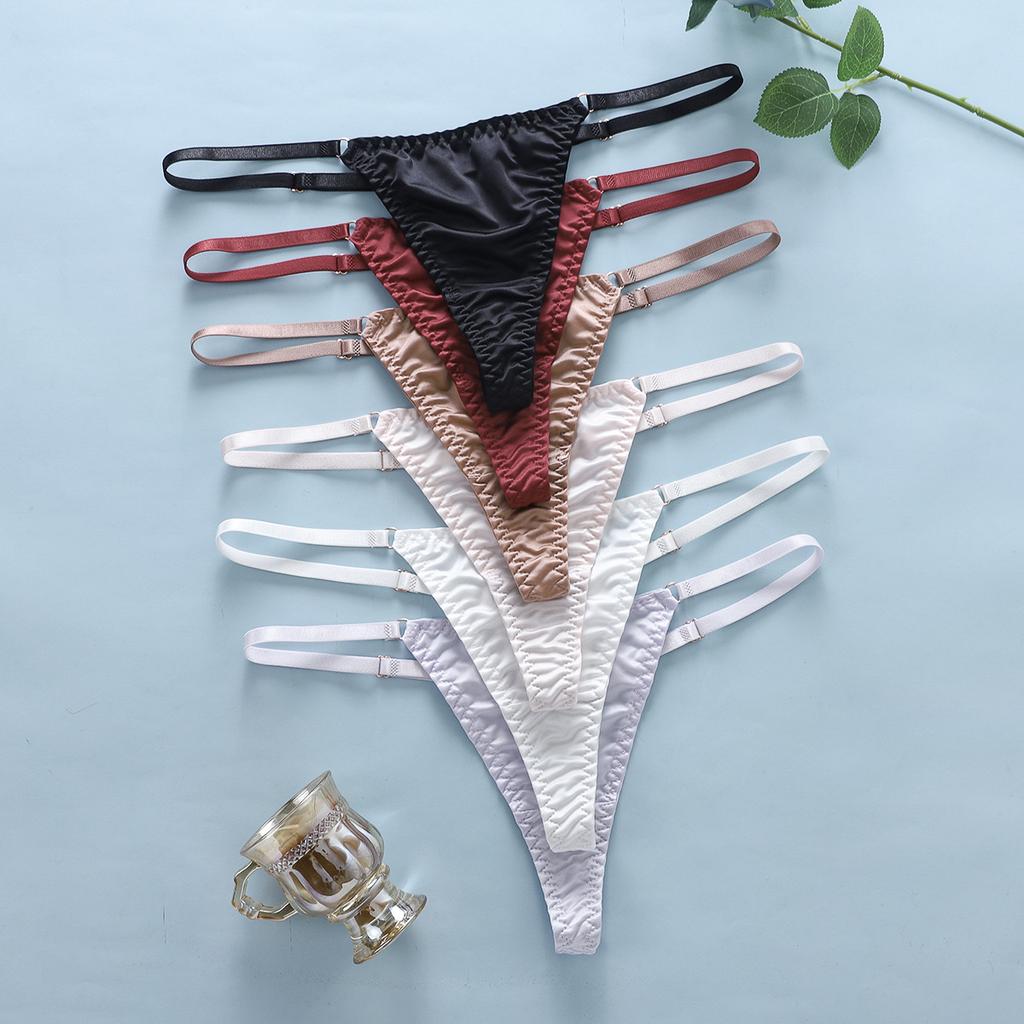 Moda Estiva Donna Nuova Sexy Vita Bassa Cotone Cavallo Perizoma Biancheria Intima