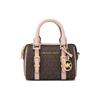 Michael Kors Bedford Series Classic Monogram Zip Closure Leather Boston Bag Women Handbags 32F9G06C0B-266