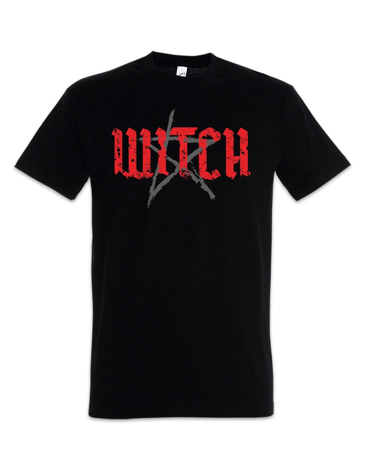 

Witch Pentagram T-Shirt Mens Womens Tees Top Witches Halloween Pentacle Cat Satan Satanism Symbol 4XL