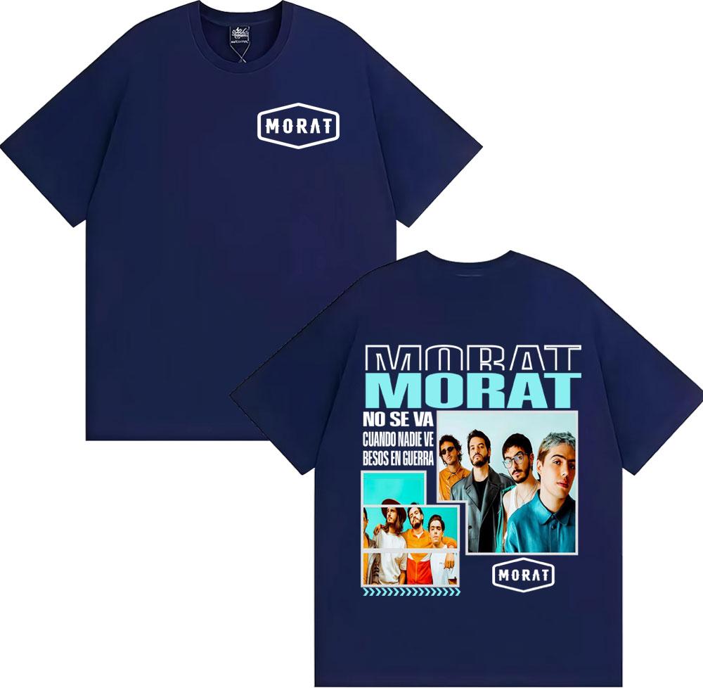 Band Morat Asuntos Pendientes Album Tour T-Shirt Unisex Harajuku Streetwear Oversize T-Shirts Vintage Mode Lässiges T-Shirt