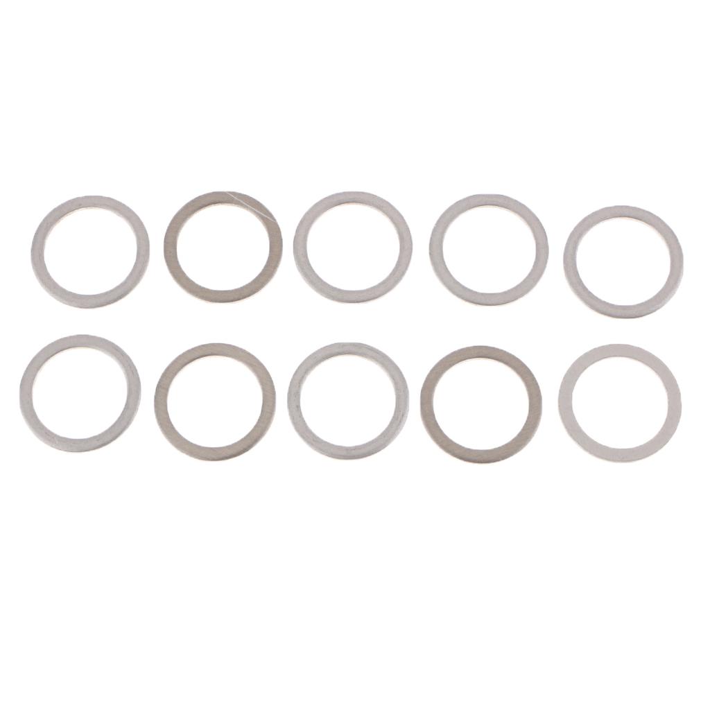M18 Oil Drain Plug Washer Gasket Kit Metal Crush Seal for Engine Oil Pan Draining and Car Repair