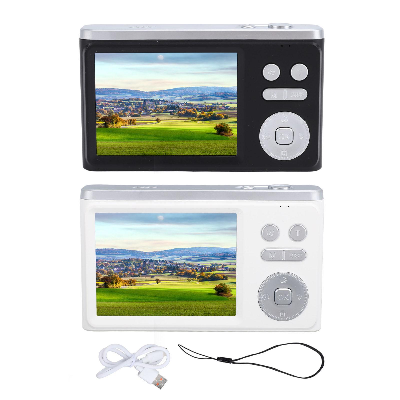 

Цифрова камера 12MP HD 2,8-дюймовий TFT-екран з автофокусом DV камера з декількома фільтрами Рамки для Vloggi Black