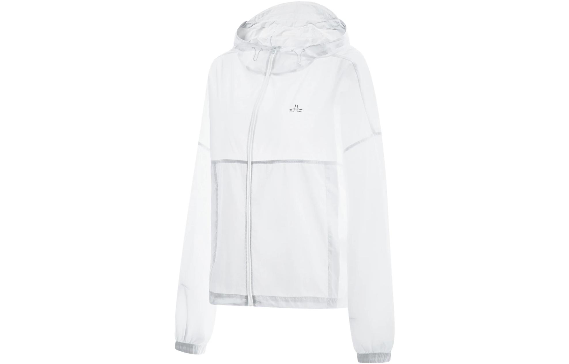 Li Ning Fitness Series Breathable Sun Protection Clothing Women s Standard White AFDT526-1 XXL