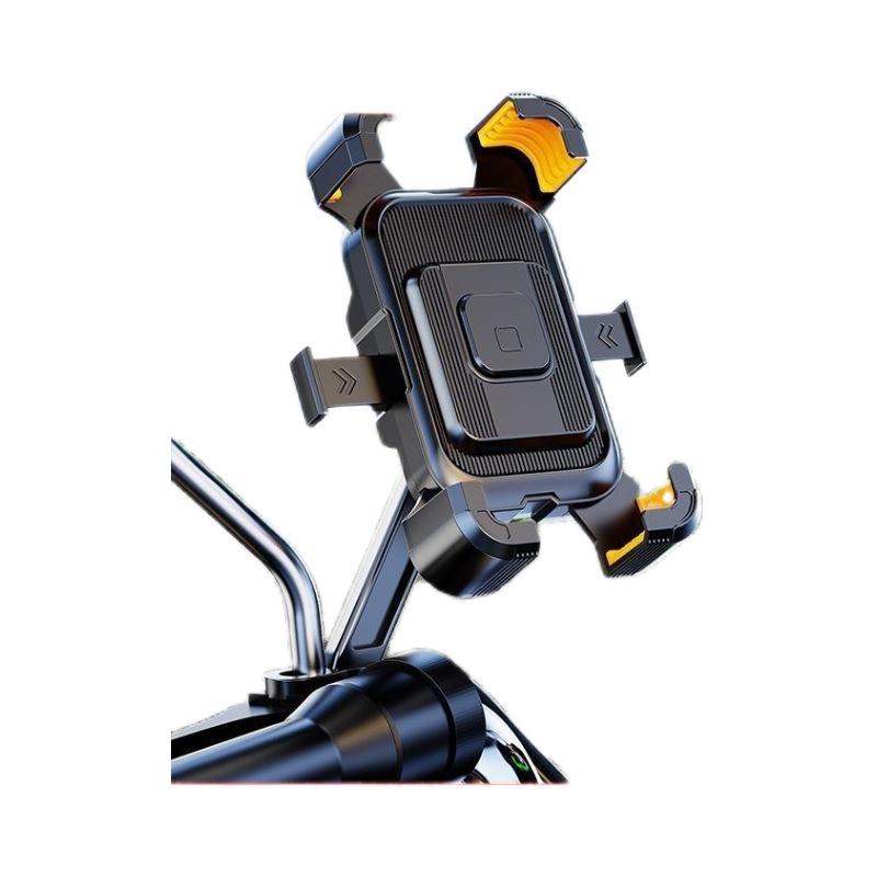 Shockproof Electric Vehicle Phone Holder for Motorcycles and Bicycles – Anti-shake, Navigation, Ideal for Food Delivery Riders