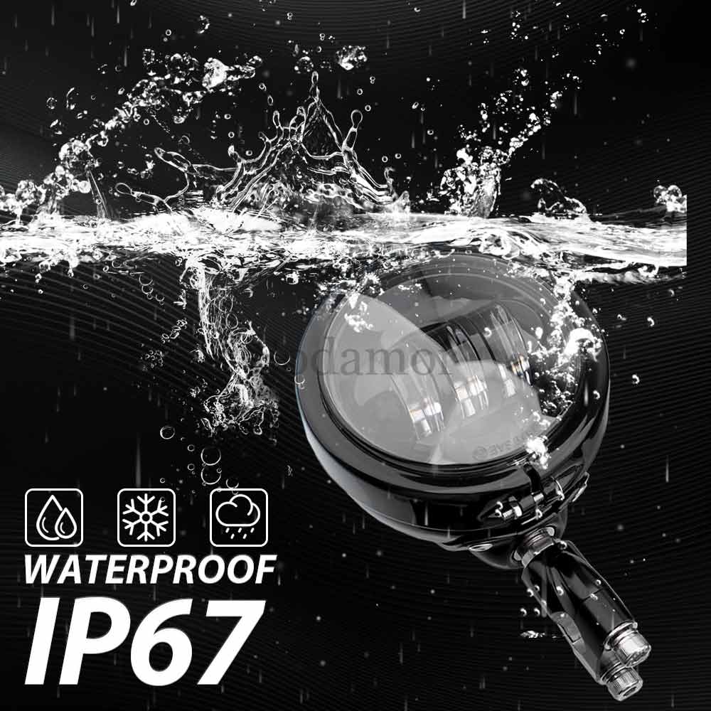 Motorcycle Accessory 4.5" Fog Lamp 30W Fog Light LED Auxillary Headlight Spot Lights For BMW R18 Kawasaki Suzuki Yamaha Honda