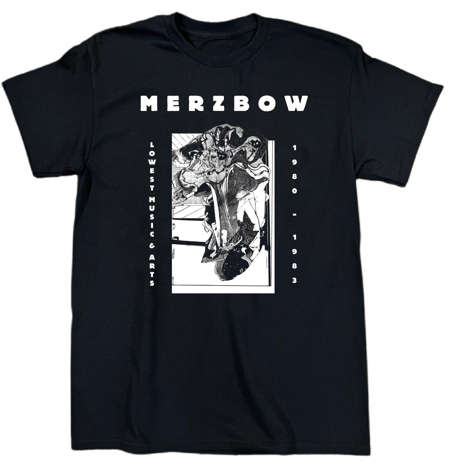 NEW Merzbow Band Album Heavy Cotton Black S-5XL T Shirt EN798 S