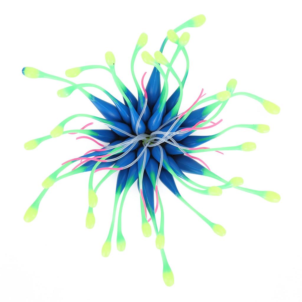 Artificial Coral Silicone Simulation Water Plant Aquarium Fish   Decoration Ornament